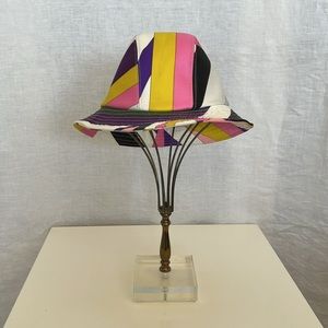 Pucci Bucket Hat Pink/Black/Green/Purple/Yellow O/S Poly